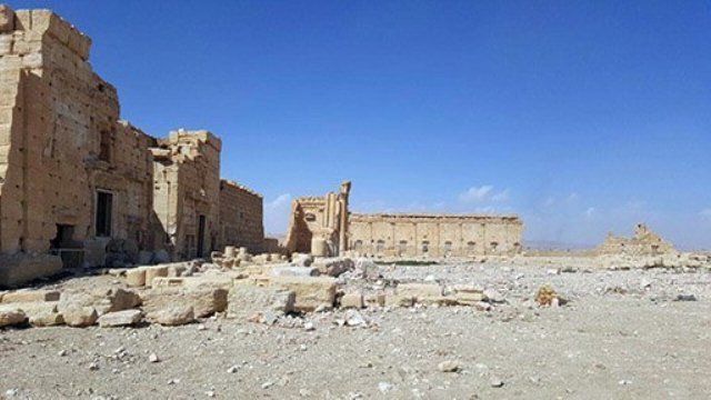 ＩＳＩＳによって破壊されたパルミラの遺跡など＝Syrian Ministry of Culture / Directorate-General of Antiquities & Museums