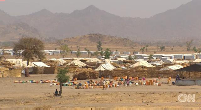 ボコ・ハラムから逃れた人々が身を寄せるカメルーンのミナワオ難民キャンプ