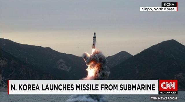 北朝鮮がＳＬＢＭ発射に成功したと明らかにした
