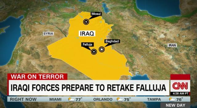 ファルージャ解放に向け、イラク軍が数日中に作戦を開始すると明言