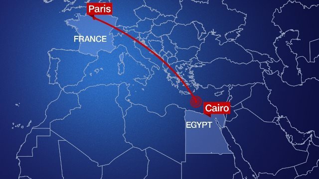 エジプト航空機墜落の原因究明の鍵を握るボイスレコーダーが見つかった