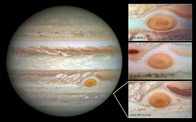 木星の大赤斑は大気を暖める巨大な熱源だった？＝NASA/ESA