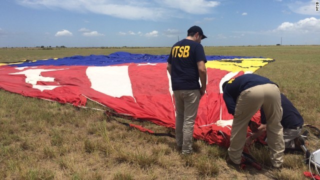 テキサス州で気球が墜落し、１６人が死亡した＝ＮＴＳＢ