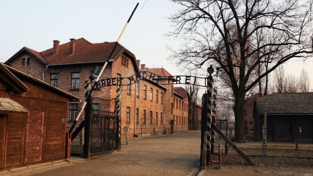 ナチス占領下のポーランドに建てられたアウシュビッツ強制収容所の跡地