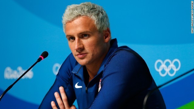 競泳の米代表、ライアン・ロクテ選手がリオ滞在中の振る舞いを謝罪
