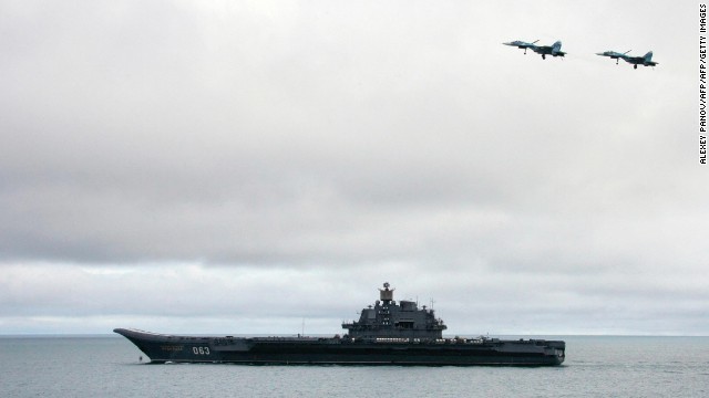 ロシアがシリア沖に空母を派遣する