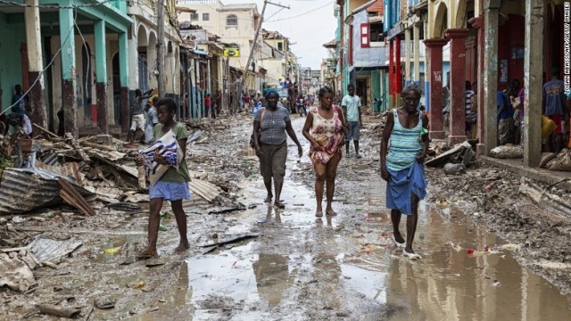 ハリケーンの直撃を受けたハイチ。犠牲者は今後もさらに増える可能性がある