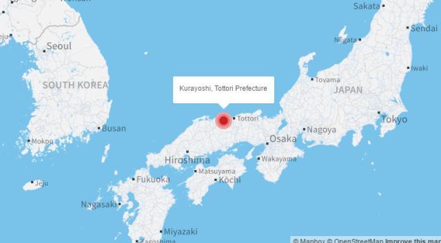 鳥取県でＭ６．２の地震が発生