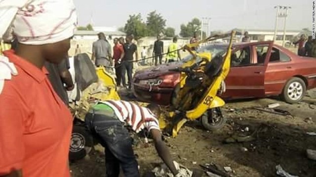 ナイジェリア北東部で連続爆発