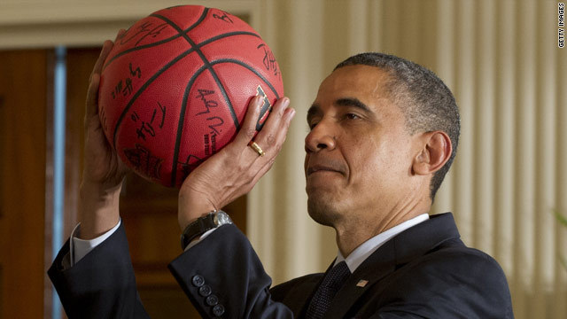 バスケットボールはオバマ大統領の大好きなスポーツのひとつ