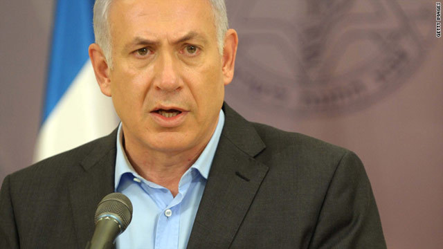 イスラエルのネタニヤフ首相。約２５００戸の住宅建設が承認された