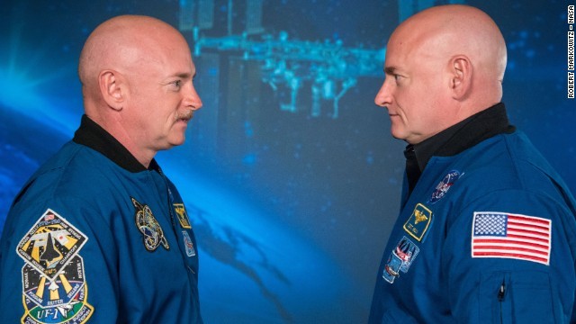 双子の宇宙飛行士を対象とした研究が行われた