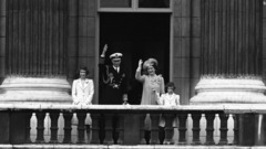 一番左がエリザベス王女＝１９３９年６月２２日