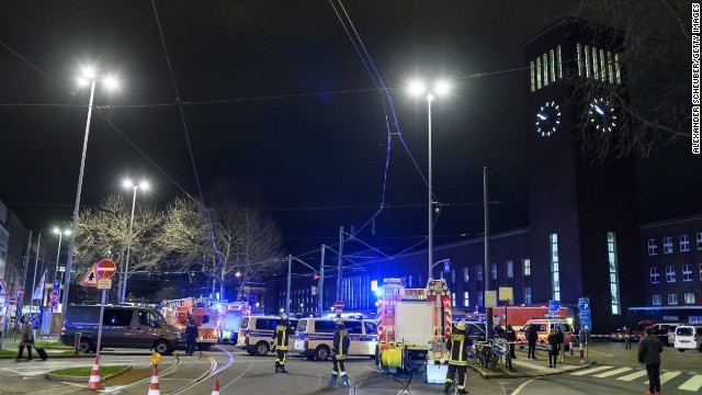 デュッセルドルフの主要鉄道駅で襲撃事件が発生