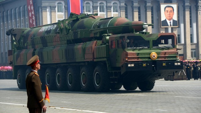 兵器開発を加速している北朝鮮を抑止するために中国側の協力を促す考え