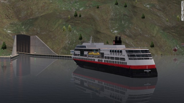 ノルウェーが、客船や貨物船といった大型船の航行が可能なトンネルの建設計画を発表