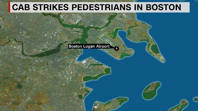 米ボストンでタクシーが待機所に突っ込む出来事があり、１０人が負傷した