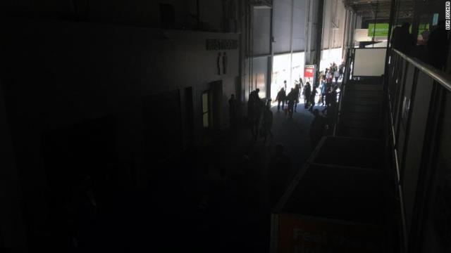 ラスベガスで開かれたＣＥＳの会場で停電が発生した