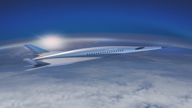 ボーイングが音速の５倍の速度で飛行する旅客機の開発に取り組むという＝同社提供