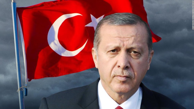 トルコのエルドアン大統領は、米国の電気製品に対するボイコットを発表した/Getty Images / Shutterstock / CNNMoney
