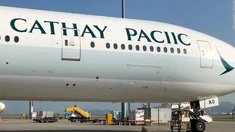 機体の社名にスペルミスが発覚した/Cathay Pacific/HKADB/Facebook