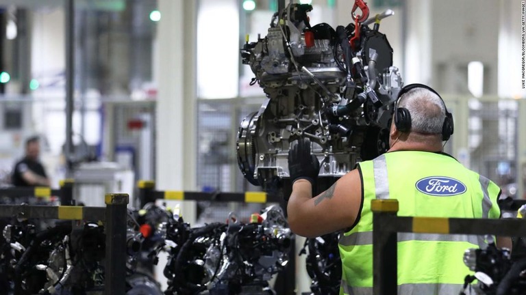 フォードが欧州での大規模な事業再編に乗り出す/Luke MacGregor/Bloomberg via Getty Images