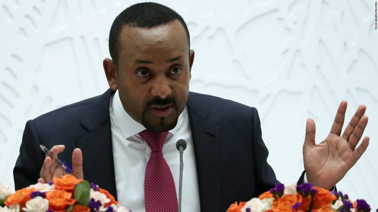 エチオピアのアビー首相/Tiksa Negeri/Reuters