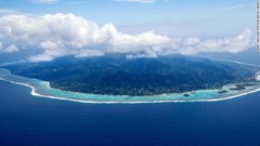 １５の小島からなる太平洋のクック諸島は５位。海外の観光客の間で人気が高まっているという