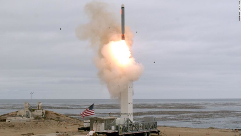 米軍は地上発射型の巡航ミサイルの発射試験を実施したと発表した/Department of Defense