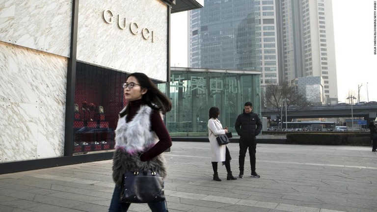 保有資産の額が世界の上位１０％に入る人数で中国が初めて世界トップに立った/Giulia Marchi/Bloomberg/Getty Images
