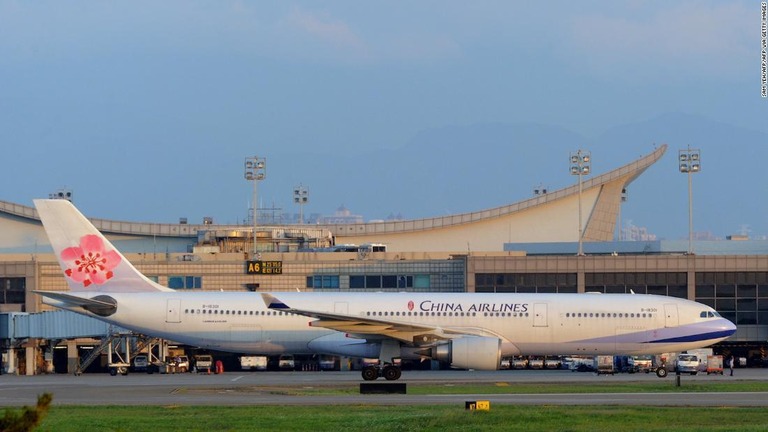 台湾の航空大手「中華航空」が社名の変更を検討している/SAM YEH/AFP/AFP via Getty Images