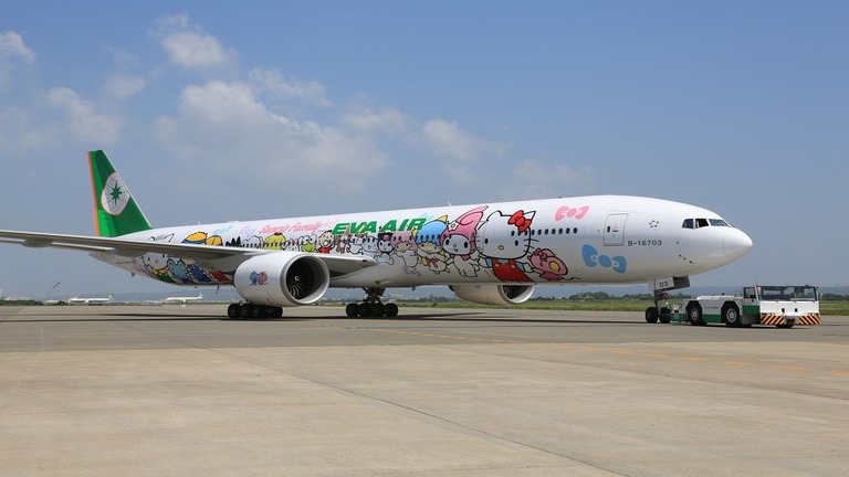 台湾のエバー航空は父の日の８日に代替旅行が楽しめるフライトを提供する/Courtesy Eva Air