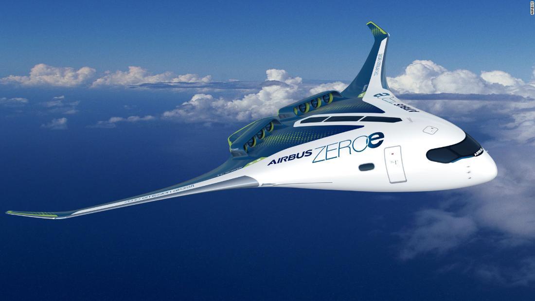 機体と翼が一体化したモデル/Airbus