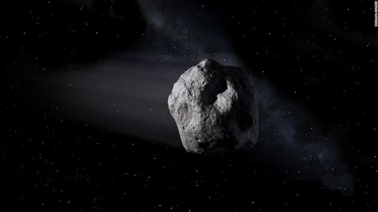 １８日に発見されたスクールバスサイズの小惑星が地球の近くを通過すると予想されている/NASA/JPL-Caltech