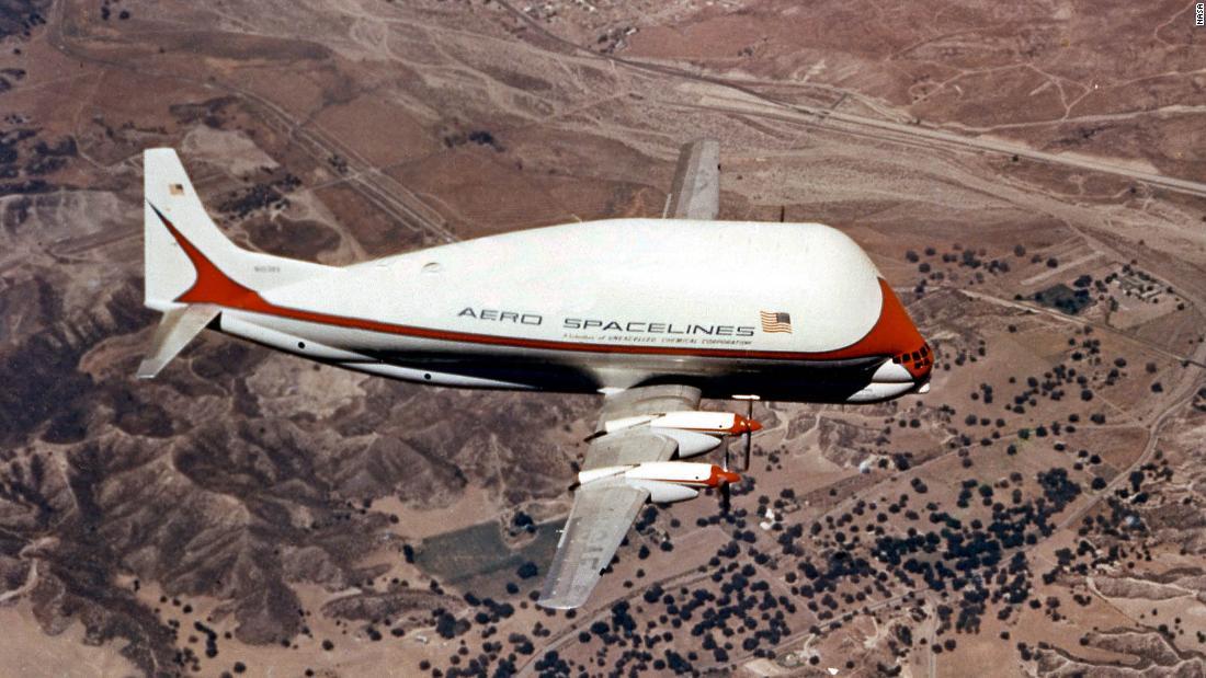 エアロ・スペースライン社の塗装を施されたスーパーグッピー/NASA