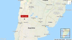 アルゼンチンでM６．４の地震、建物損傷や停電も　津波の心配なし