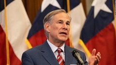 米テキサス州が独自に国境の壁建設へ　知事が発表