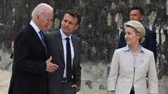 米仏首脳が電話会談、外交危機の発生後初　仏駐米大使は復帰へ