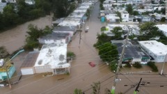 ハリケーンで２人死亡、「信じられない」被害　プエルトリコ