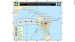 台風１６号、急成長で猛烈な勢力に　フィリピン上陸へ