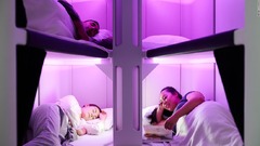 ＮＺ航空、エコノミー３段ベッドの料金を発表　２４年導入