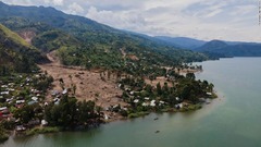 洪水被害のコンゴ、乳児２人が湖で生きて見つかる