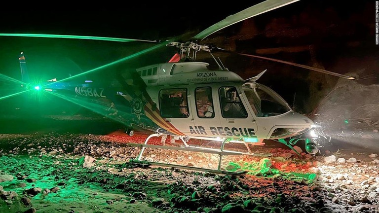 米グランドキャニオン国立公園で、トレッキング中に負傷した６３歳の男性が救助された/Mohave County Sheriff's Office