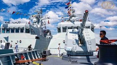 中国海軍艦船、拡張工事援助のカンボジア軍港に初寄港　米は懸念