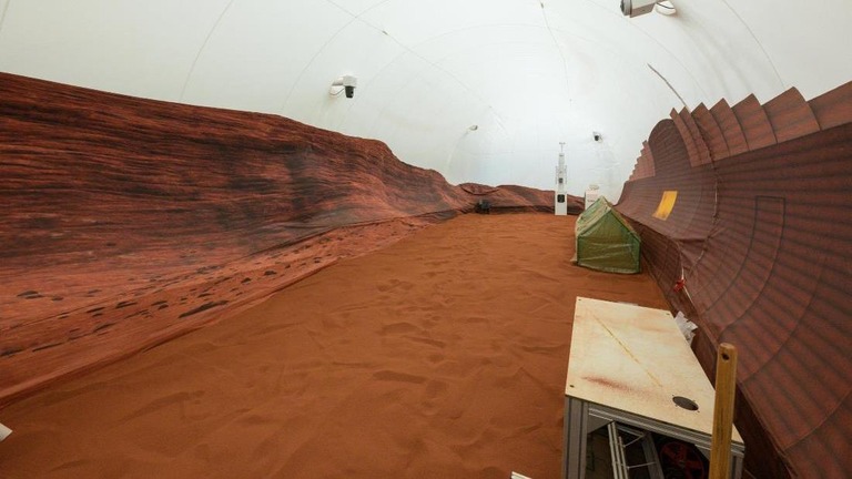 火星のシミュレーション空間で１年間生活する「火星人」の募集が行われている/Bill Stafford/NASA via CNN Newsource