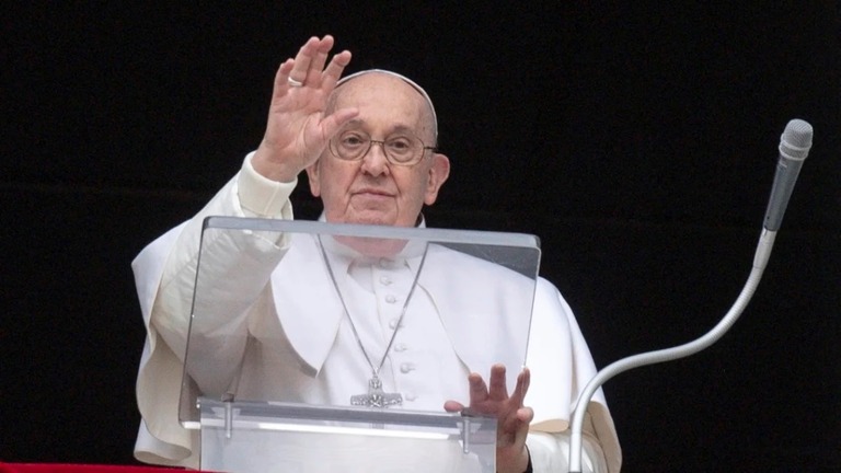 ローマ・カトリック教会のフランシスコ教皇/Vatican Media/Vatican Pool/Getty Images