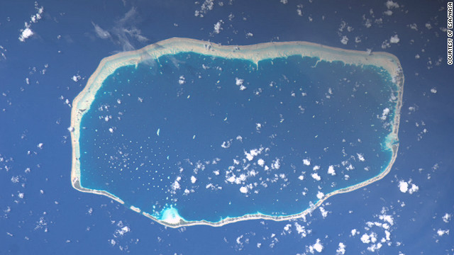 トアウ環礁(仏領ポリネシア) 写真提供:ESA/NASA