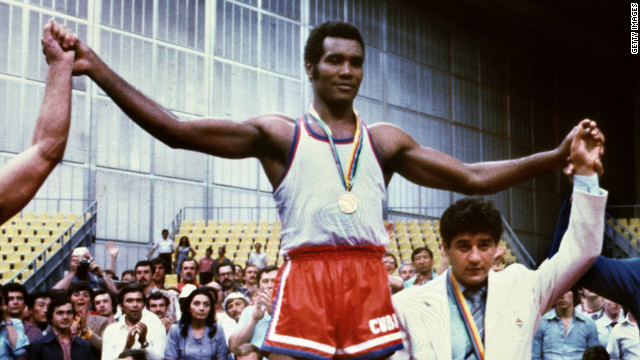 五輪ボクシング・ヘビー級３連覇のキューバのテテオフィロ・スティーブンソン選手