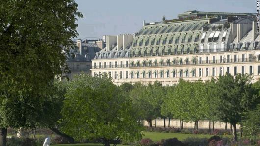 ル・ムーリス（パリ）パリ中心部に位置する豪華ホテルだ　写真提供：Le Meurice