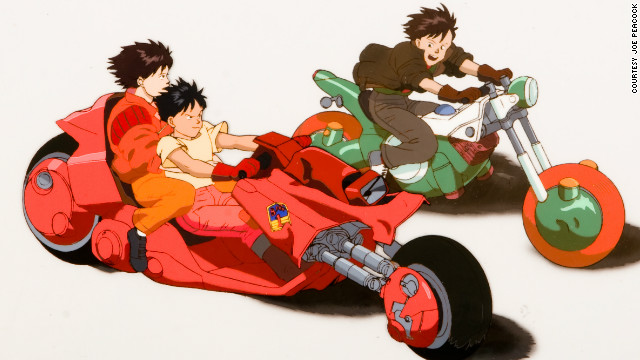アニメ版「ＡＫＩＲＡ」のセル画（ジョー・ピーコック氏提供）
